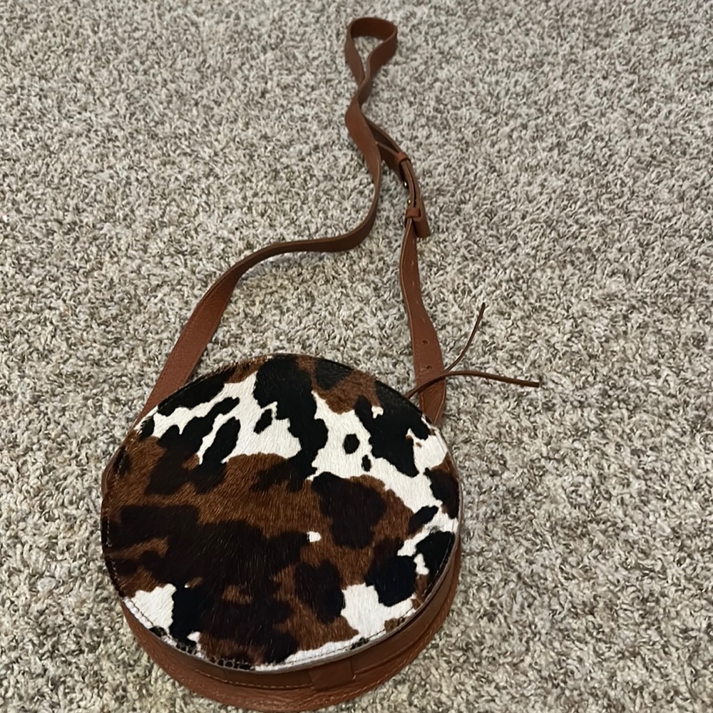 Madewell cow print bag
